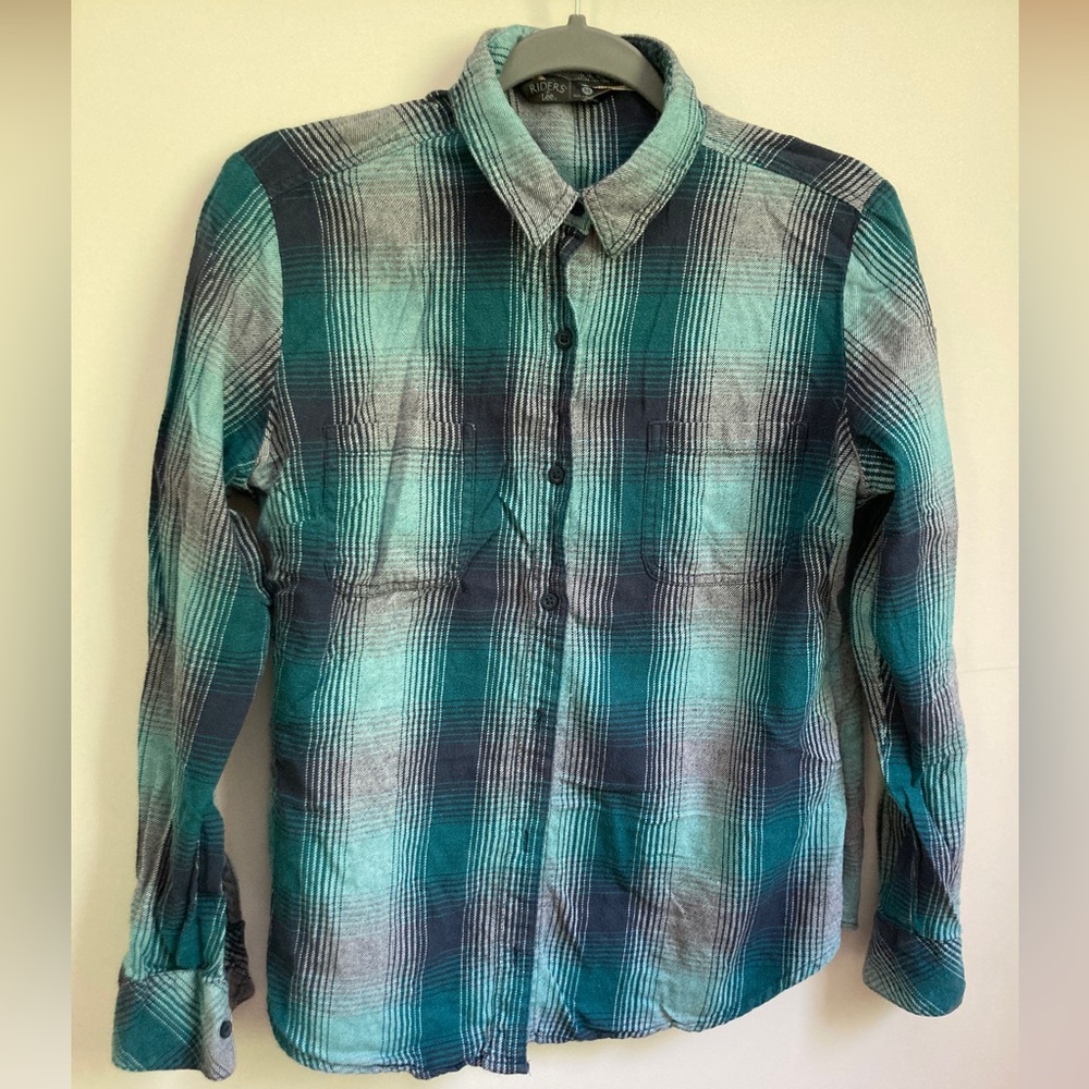Riders By Lee plaid shirt women’s M